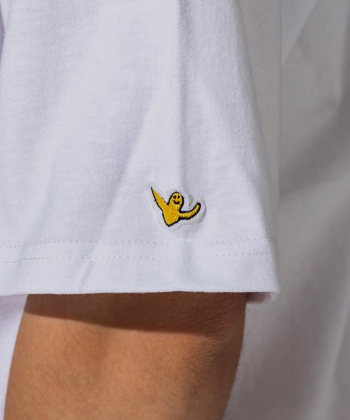 Mark Gonzales(マーク・ゴンザレス)の「Mark Gonzales(マーク ゴンザレス)ロゴ刺繍Tシャツ(Tシャツ/カットソー・メンズ・ホワイト/ブラック・M/L/XL)」の11枚目の写真