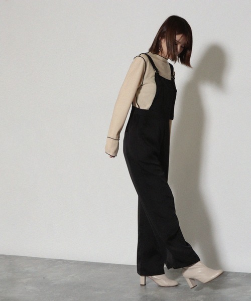 Cheek（チーク）の「抗菌加工配色メローTOPS（Tシャツ/カットソー・レディース・ブラック/グリーン/アイボリー・MEDIUM）」の19枚目の写真