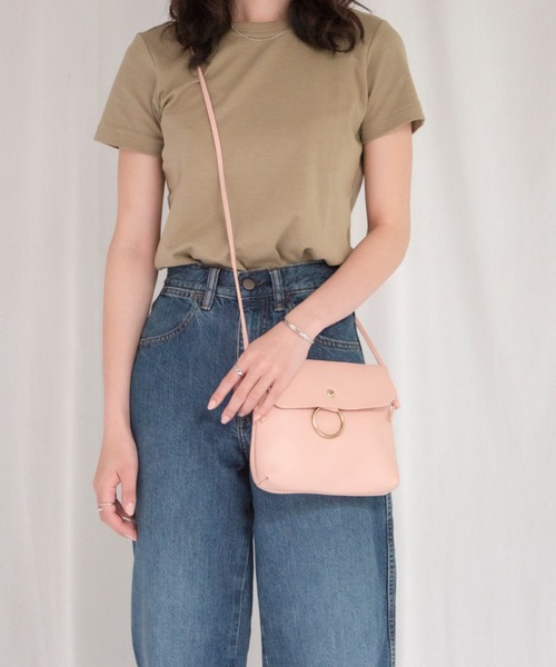 yuue' ( wear )（ユーイ）の「リングスクエア ミニショルダーバッグ（ショルダーバッグ・レディース・ブラック/ピンク/ライトベージュ・FREE）」の15枚目の写真