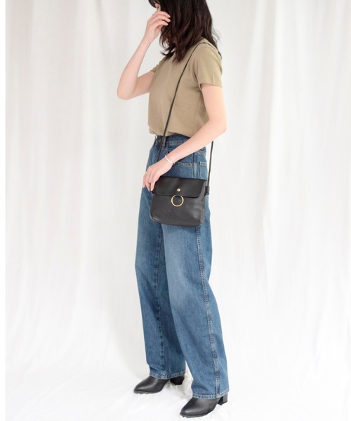 yuue' ( wear )（ユーイ）の「リングスクエア ミニショルダーバッグ（ショルダーバッグ・レディース・ブラック/ピンク/ライトベージュ・FREE）」の19枚目の写真