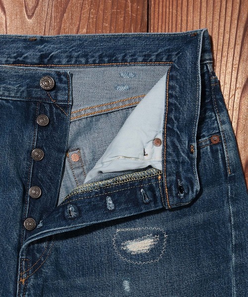 LEVI'S VINTAGE CLOTHING（リーバイスビンテージクロージング）の「LEVI'S(R) VINTAGE CLOTHING 1955 501(R) JEANS THE BIG DEAL（デニムパンツ・メンズ・インディゴブルー・W28 L32/W29 L32/W30 L32/W31 L32/W32 L32/W33 L32/W34 L32/W36 L32）」の5枚目の写真
