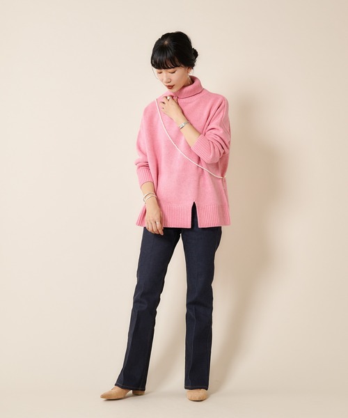 SHENERY（シーナリー）の「リジッドフレアデニムパンツ（デニムパンツ・レディース・インディゴブルー・36/38）」の8枚目の写真