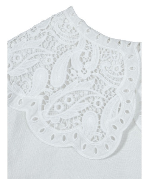 シャツ/ブラウス(長袖/七分) Ameri VINTAGE - Ameri vintage EMBROIDERY COLLAR BLOUSE Ameri（アメリ）の「MEDI EMBROIDERY COLLAR BLOUSE（シャツ