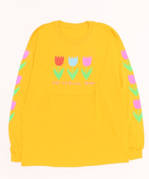 LABRAT（ラブラット）の「Editorial Magazine　"Tulip" L/S Tee（Tシャツ/カットソー・メンズ・ブラック/グレー/イエロー・LARGE/X-LARGE）」の8枚目の写真