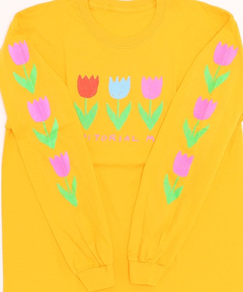 LABRAT（ラブラット）の「Editorial Magazine　"Tulip" L/S Tee（Tシャツ/カットソー・メンズ・ブラック/グレー/イエロー・LARGE/X-LARGE）」の5枚目の写真