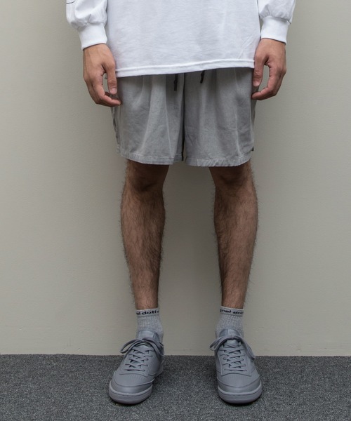 bal（バル）の「【2021春夏】WASHED FLANNEL  ELASTIC WAIST SHORT（その他パンツ・メンズ・ホワイト/チャコールグレー/ライトグレー/ブラック/サックスブルー・MEDIUM/LARGE/X-LARGE）」の6枚目の写真