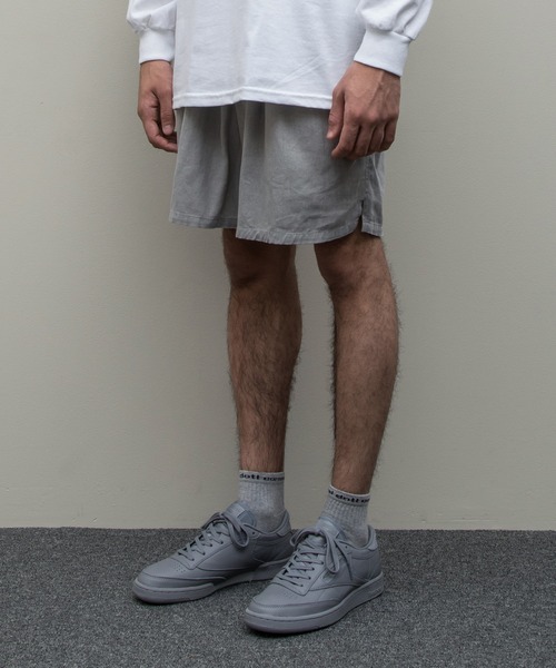 bal（バル）の「【2021春夏】WASHED FLANNEL  ELASTIC WAIST SHORT（その他パンツ・メンズ・ホワイト/チャコールグレー/ライトグレー/ブラック/サックスブルー・MEDIUM/LARGE/X-LARGE）」の7枚目の写真