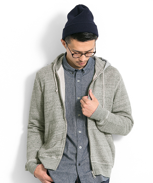 URBAN RESEARCH（アーバンリサーチ）の「UR トンプキンスウェットパーカー（パーカー・メンズ・グリーン/レッド/ネイビー/グレー・LARGE/MEDIUM）」の2枚目の写真