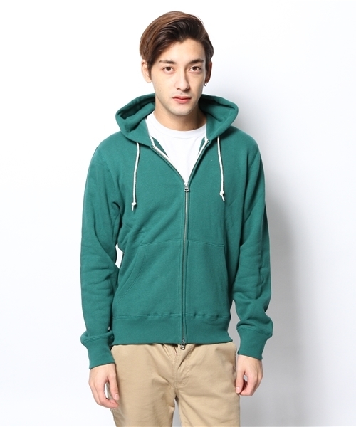 URBAN RESEARCH（アーバンリサーチ）の「UR トンプキンスウェットパーカー（パーカー・メンズ・グリーン/レッド/ネイビー/グレー・LARGE/MEDIUM）」の6枚目の写真