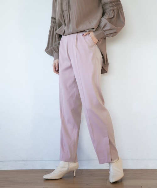 A part by(アパートバイ)の「Pスリットストレートパンツ 929962(その他パンツ・レディース・チャコールグレー/ベージュ/ライトベージュ/ピンク系その他・MEDIUM/LARGE)」の13枚目の写真