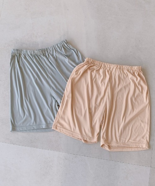 VANNIE U（ヴァニーユー）の「シアーシャーベットパンツ（ペチコート付き）（その他パンツ・レディース・オレンジ/ミント・FREE）」の3枚目の写真