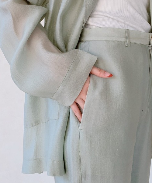 VANNIE U（ヴァニーユー）の「シアーシャーベットパンツ（ペチコート付き）（その他パンツ・レディース・オレンジ/ミント・FREE）」の6枚目の写真