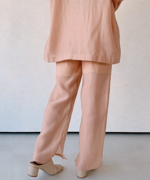 VANNIE U（ヴァニーユー）の「シアーシャーベットパンツ（ペチコート付き）（その他パンツ・レディース・オレンジ/ミント・FREE）」の13枚目の写真