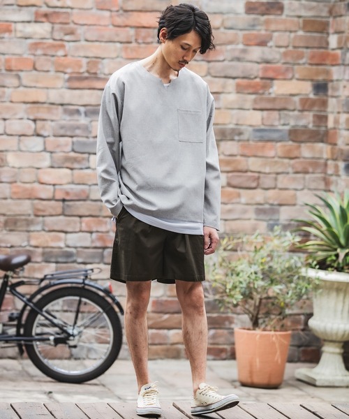 CAMBIO(カンビオ)の「mp8769- Stretch Light Twill Gurkha Shorts ショートパンツ(チノパンツ・メンズ・オリーブ/ベージュ・M/L)」の16枚目の写真