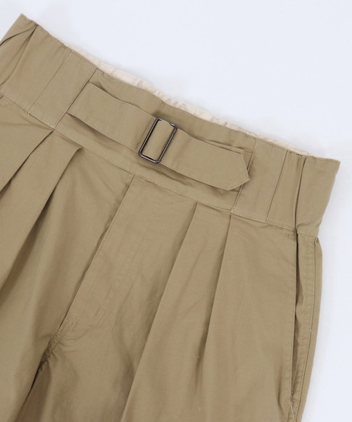 CAMBIO(カンビオ)の「mp8769- Stretch Light Twill Gurkha Shorts ショートパンツ(チノパンツ・メンズ・オリーブ/ベージュ・M/L)」の19枚目の写真