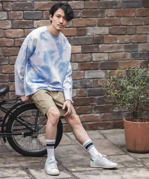 CAMBIO(カンビオ)の「mp8769- Stretch Light Twill Gurkha Shorts ショートパンツ(チノパンツ・メンズ・オリーブ/ベージュ・M/L)」の5枚目の写真