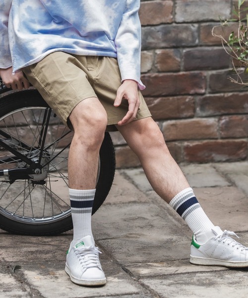 CAMBIO(カンビオ)の「mp8769- Stretch Light Twill Gurkha Shorts ショートパンツ(チノパンツ・メンズ・オリーブ/ベージュ・M/L)」の3枚目の写真