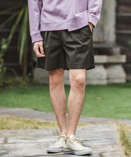 CAMBIO(カンビオ)の「mp8769- Stretch Light Twill Gurkha Shorts ショートパンツ(チノパンツ・メンズ・オリーブ/ベージュ・M/L)」の11枚目の写真