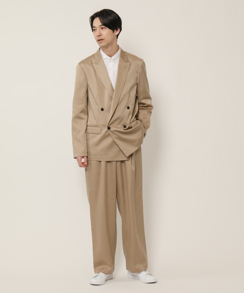 KASHIYAMA（カシヤマ）の「TECH-CHINO  ストレッチ4Bジャケット（テーラードジャケット・メンズ・ブラウン/ベージュ・マルチサイズ）」の9枚目の写真