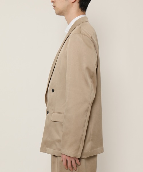 KASHIYAMA（カシヤマ）の「TECH-CHINO  ストレッチ4Bジャケット（テーラードジャケット・メンズ・ブラウン/ベージュ・マルチサイズ）」の12枚目の写真