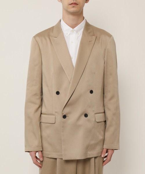 KASHIYAMA（カシヤマ）の「TECH-CHINO  ストレッチ4Bジャケット（テーラードジャケット・メンズ・ブラウン/ベージュ・マルチサイズ）」の18枚目の写真