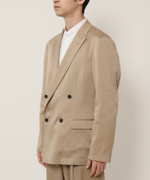 KASHIYAMA（カシヤマ）の「TECH-CHINO  ストレッチ4Bジャケット（テーラードジャケット・メンズ・ブラウン/ベージュ・マルチサイズ）」の14枚目の写真