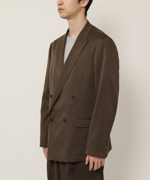 KASHIYAMA（カシヤマ）の「TECH-CHINO  ストレッチ4Bジャケット（テーラードジャケット・メンズ・ブラウン/ベージュ・マルチサイズ）」の3枚目の写真