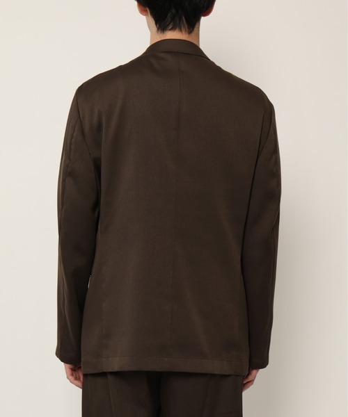 KASHIYAMA（カシヤマ）の「TECH-CHINO  ストレッチ4Bジャケット（テーラードジャケット・メンズ・ブラウン/ベージュ・マルチサイズ）」の7枚目の写真