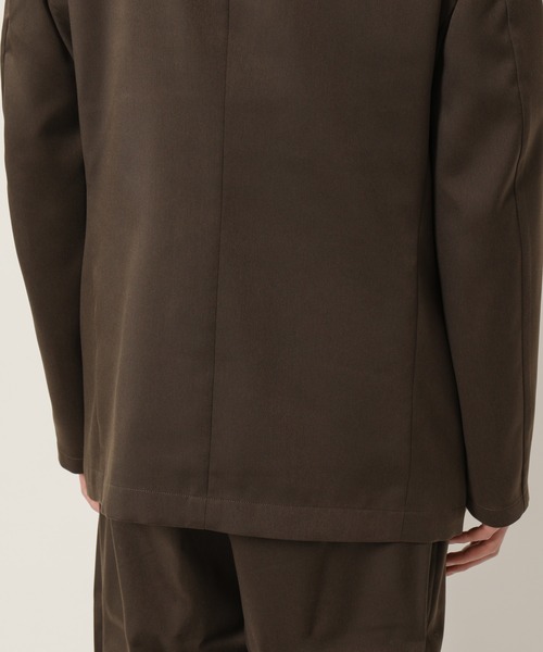 KASHIYAMA（カシヤマ）の「TECH-CHINO  ストレッチ4Bジャケット（テーラードジャケット・メンズ・ブラウン/ベージュ・マルチサイズ）」の17枚目の写真