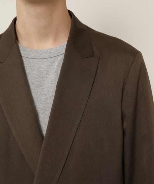 KASHIYAMA（カシヤマ）の「TECH-CHINO  ストレッチ4Bジャケット（テーラードジャケット・メンズ・ブラウン/ベージュ・マルチサイズ）」の19枚目の写真