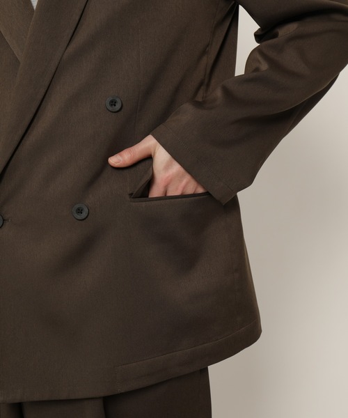 KASHIYAMA（カシヤマ）の「TECH-CHINO  ストレッチ4Bジャケット（テーラードジャケット・メンズ・ブラウン/ベージュ・マルチサイズ）」の13枚目の写真