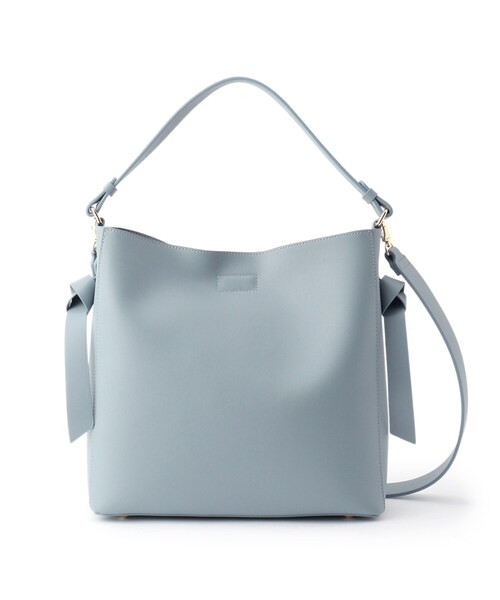 SOUP（スープ）の「◆モードワンショルダーバッグ（ショルダーバッグ・レディース・ライトグレー/サンドベージュ/ブラック/サックスブルー系6・00）」の4枚目の写真