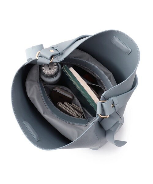 SOUP（スープ）の「◆モードワンショルダーバッグ（ショルダーバッグ・レディース・ライトグレー/サンドベージュ/ブラック/サックスブルー系6・00）」の10枚目の写真