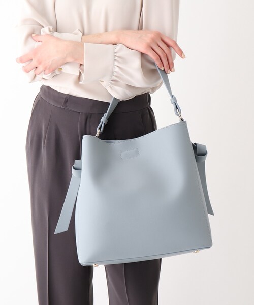 SOUP（スープ）の「◆モードワンショルダーバッグ（ショルダーバッグ・レディース・ライトグレー/サンドベージュ/ブラック/サックスブルー系6・00）」の9枚目の写真