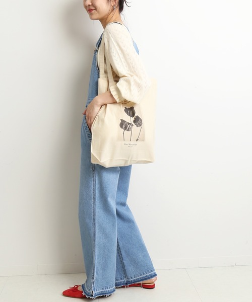 SLOBE IENA(スローブイエナ)の「PECCI SOFTCREPE 柄編みプルオーバー【手洗い可能】◆(ニット/セーター・レディース・ナチュラル/グリーン/イエロー・FREE)」の12枚目の写真