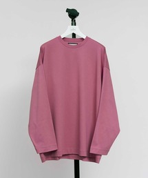 《ユニセックスアイテム》ALBINI/アルビニ スムースプライムオーバークルーネックロングスリーブTシャツ 【MAISON SPECIAL/メゾンスペシャル】