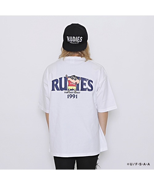 RUDIE'S(ルーディーズ)の「RUDIE'S x CRAYON SHINCHAN PEACE PKT-T / ルーディーズ × クレヨンしんちゃん ピース ポケット Tシャツ(Tシャツ/カットソー・メンズ・ブラック/ホワイト・L/XL/M/S)」の14枚目の写真