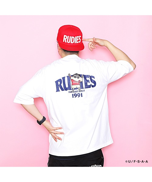 RUDIE'S(ルーディーズ)の「RUDIE'S x CRAYON SHINCHAN PEACE PKT-T / ルーディーズ × クレヨンしんちゃん ピース ポケット Tシャツ(Tシャツ/カットソー・メンズ・ブラック/ホワイト・L/XL/M/S)」の15枚目の写真