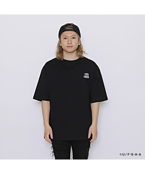 RUDIE'S(ルーディーズ)の「RUDIE'S x CRAYON SHINCHAN PEACE PKT-T / ルーディーズ × クレヨンしんちゃん ピース ポケット Tシャツ(Tシャツ/カットソー・メンズ・ブラック/ホワイト・L/XL/M/S)」の9枚目の写真