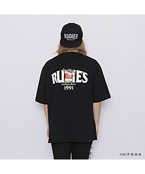 RUDIE'S(ルーディーズ)の「RUDIE'S x CRAYON SHINCHAN PEACE PKT-T / ルーディーズ × クレヨンしんちゃん ピース ポケット Tシャツ(Tシャツ/カットソー・メンズ・ブラック/ホワイト・L/XL/M/S)」の11枚目の写真