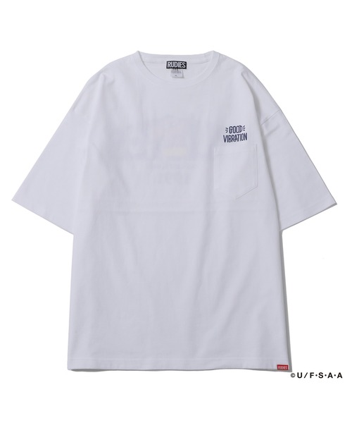 RUDIE'S(ルーディーズ)の「RUDIE'S x CRAYON SHINCHAN PEACE PKT-T / ルーディーズ × クレヨンしんちゃん ピース ポケット Tシャツ(Tシャツ/カットソー・メンズ・ブラック/ホワイト・L/XL/M/S)」の16枚目の写真