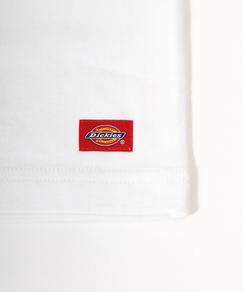 Dickies（ディッキーズ）の「Dickies/ディッキーズ ミニロゴワッペン ポケット付 無地Tシャツ（Tシャツ/カットソー・メンズ・ホワイト/ブラック/ベージュ/ピンク/ブルー/グリーン/サックスブルー/ブルーグリーン・LL/M/L）」の20枚目の写真