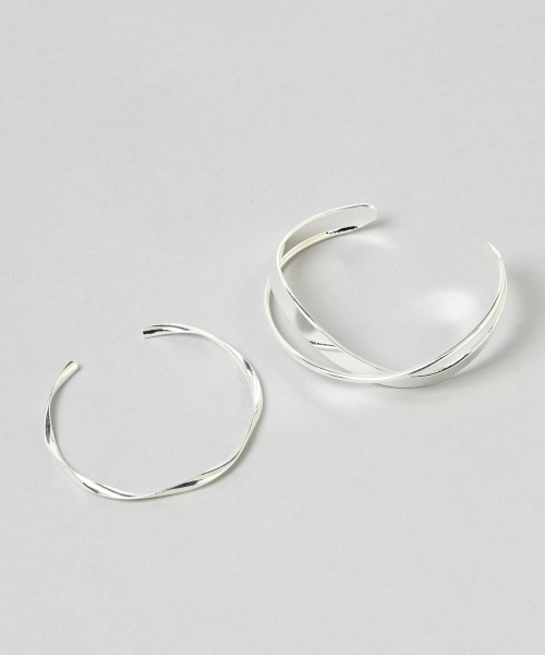 HARE（ハレ）の「２Pレイヤードバングル(HARE)（バングル/リストバンド・レディース・シルバー/ゴールド・FREE）」の9枚目の写真