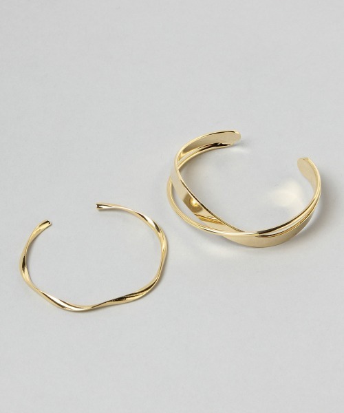 HARE（ハレ）の「２Pレイヤードバングル(HARE)（バングル/リストバンド・レディース・シルバー/ゴールド・FREE）」の11枚目の写真