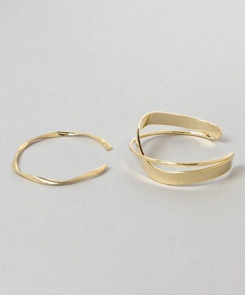 HARE（ハレ）の「２Pレイヤードバングル(HARE)（バングル/リストバンド・レディース・シルバー/ゴールド・FREE）」の8枚目の写真