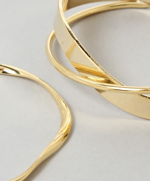 HARE（ハレ）の「２Pレイヤードバングル(HARE)（バングル/リストバンド・レディース・シルバー/ゴールド・FREE）」の10枚目の写真