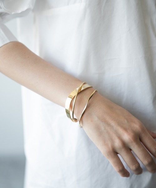 HARE（ハレ）の「２Pレイヤードバングル(HARE)（バングル/リストバンド・レディース・シルバー/ゴールド・FREE）」の13枚目の写真