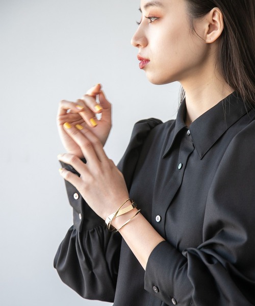 HARE（ハレ）の「２Pレイヤードバングル(HARE)（バングル/リストバンド・レディース・シルバー/ゴールド・FREE）」の15枚目の写真