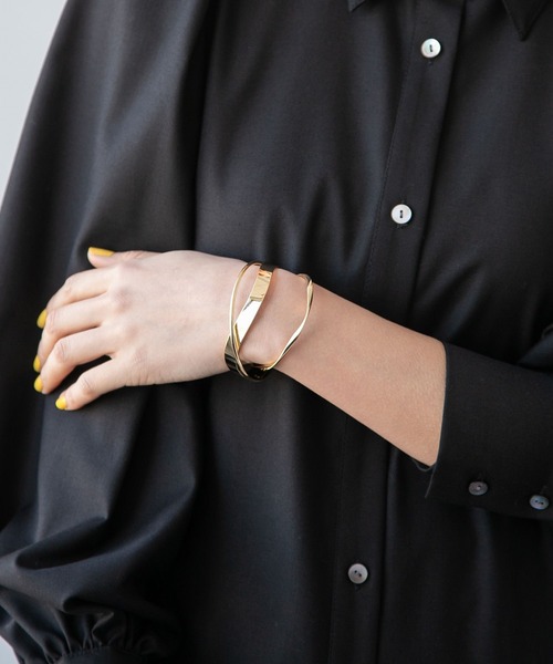 HARE（ハレ）の「２Pレイヤードバングル(HARE)（バングル/リストバンド・レディース・シルバー/ゴールド・FREE）」の14枚目の写真