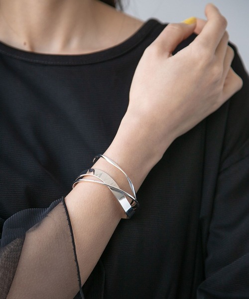 HARE（ハレ）の「２Pレイヤードバングル(HARE)（バングル/リストバンド・レディース・シルバー/ゴールド・FREE）」の17枚目の写真